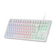 Mars Gaming MK023 TKL H-Mech Teclado Gaming FRGB Blanco Mars Gaming MK023 TKL H-Mech Teclado Gaming FRGB Blanco