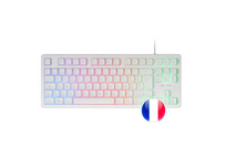 Mars Gaming MK023 TKL H-Mech Teclado Gaming FRGB Blanco (FR)