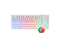 Mars Gaming MK023 TKL H-Mech Teclado Gaming FRGB Blanco (PT) Mars Gaming MK023 TKL H-Mech Teclado Gaming FRGB Blanco (PT)