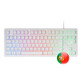 Mars Gaming MK023 TKL H-Mech Teclado Gaming FRGB Blanco (PT) Mars Gaming MK023 TKL H-Mech Teclado Gaming FRGB Blanco (PT)