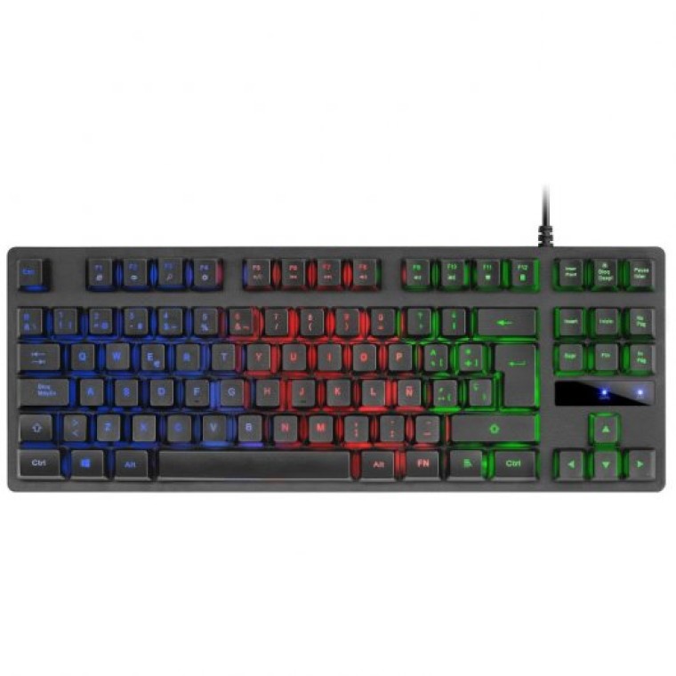 Mars Gaming MK02 Negro Teclado H-Mech FRGB TKL