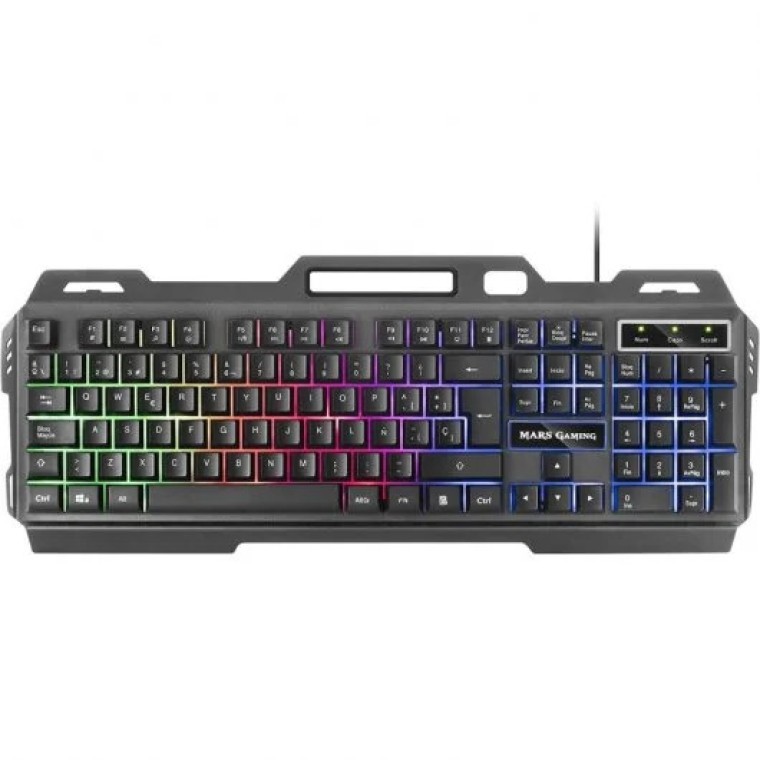 Mars Gaming MK120 Teclado Gaming FRGB Negro