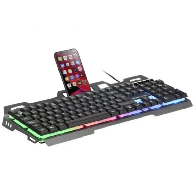 Mars Gaming MK120 Teclado Gaming FRGB Negro