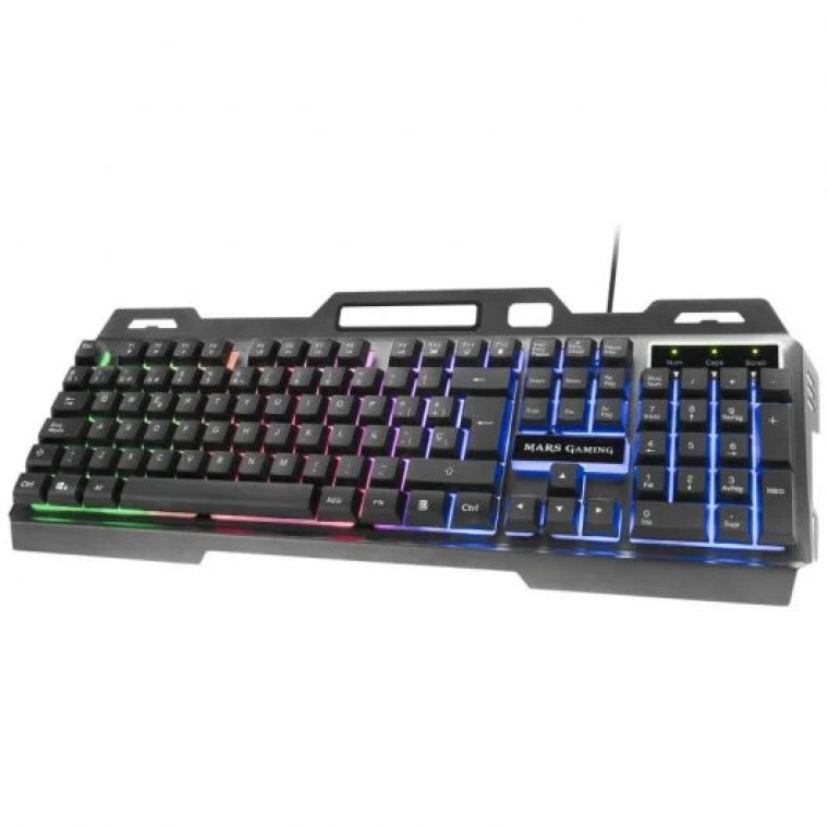 Mars Gaming MK120 Teclado Gaming FRGB Negro