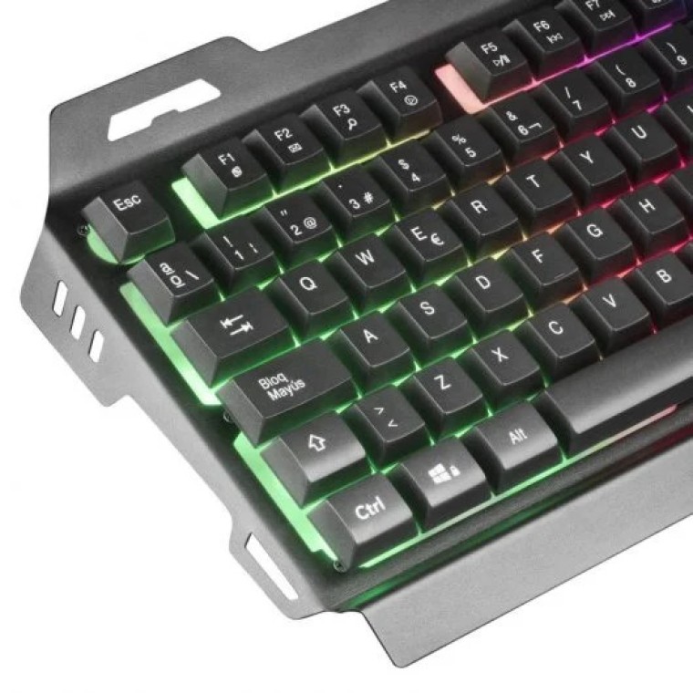 Mars Gaming MK120PT Teclado Gaming FRGB Negro Layout Portugués