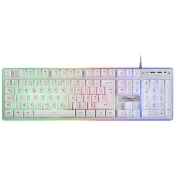 Mars Gaming MK220 Teclado Gaming FRGB Rainbow Blanco (FR) Mars Gaming MK220 Teclado Gaming FRGB Rainbow Blanco (FR)