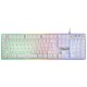 Mars Gaming MK220 Teclado Gaming FRGB Rainbow Blanco (FR)