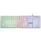 Mars Gaming MK220 Teclado Gaming FRGB Rainbow Blanco (FR) Mars Gaming MK220 Teclado Gaming FRGB Rainbow Blanco (FR)