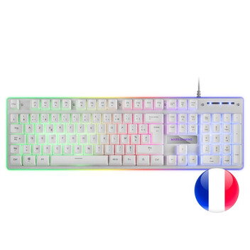 Mars Gaming MK220 Teclado Gaming FRGB Rainbow Blanco (FR) Mars Gaming MK220 Teclado Gaming FRGB Rainbow Blanco (FR)