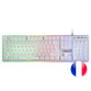 Mars Gaming MK220 Teclado Gaming FRGB Rainbow Blanco (FR) Mars Gaming MK220 Teclado Gaming FRGB Rainbow Blanco (FR)