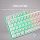 Mars Gaming MK220 Teclado Gaming Blanco H-MECH Layout Portugués