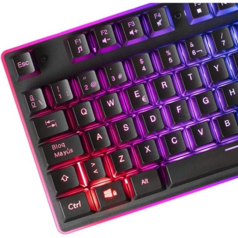 Mars Gaming MK320 Teclado Híbrido RGB Negro Portugués