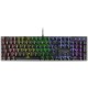 Mars Gaming MK422 Teclado Mecánico Gaming RGB Negro Switch Azul (FR)