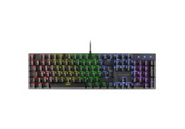 Mars Gaming MK422 Teclado Mecánico Gaming RGB Negro Switch Marrón (FR)