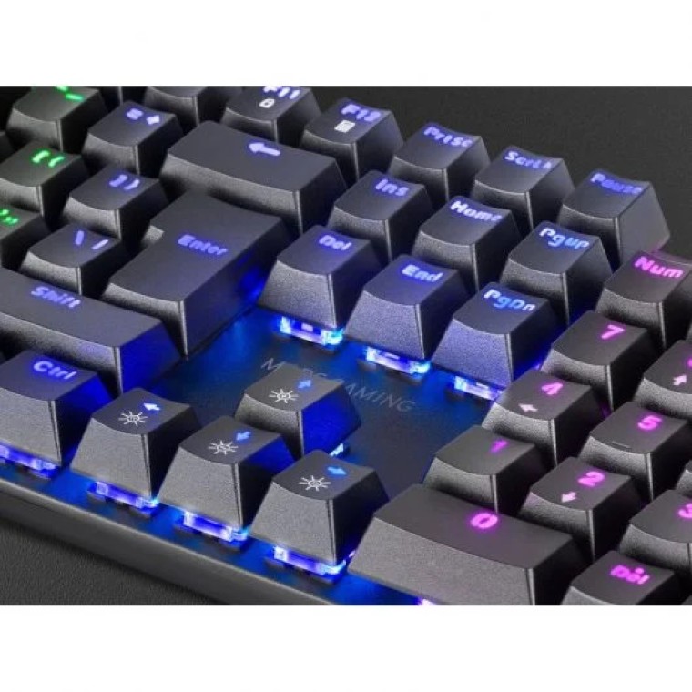 Mars Gaming MK422 Teclado Mecánico Gaming RGB Negro Switch Marrón (FR)