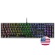 Mars Gaming MK422 Negro Teclado Mecánico RGB Switch Azul Idioma US