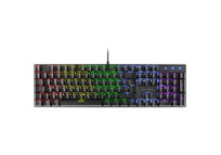 Mars Gaming MK422 Teclado Mecánico Gaming RGB Negro Switch Rojo (FR)