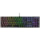 Mars Gaming MK422 Teclado Mecánico Gaming RGB Negro Switch Rojo (FR)