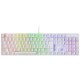 Mars Gaming MK422 Teclado Mecánico Blanco RGB Switch Rojo