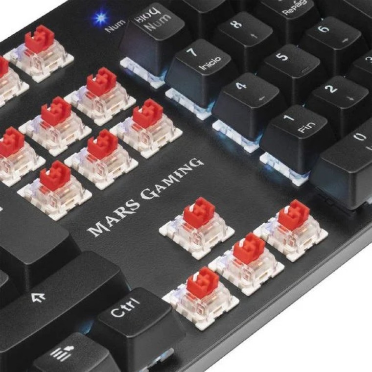 Tacens Mars Gaming MK5 Teclado Mecánico Gaming RGB Switch Rojo