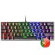 Mars Gaming MK60 Teclado Mecánico Negro FRGB Switch Azul Layout PT