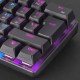 Mars Gaming MK60 Teclado Mecánico Negro FRGB Switch Rojo Layout Español