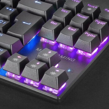 Mars Gaming MK80 Teclado Mecánico Negro FRGB Switch Marrón Layout USA Mars Gaming MK80 Teclado Mecánico Negro FRGB Switch Marrón Layout USA
