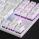 Mars Gaming MK80 Teclado Mecánico Blanco FRGB Switch Azul Layout Italiano