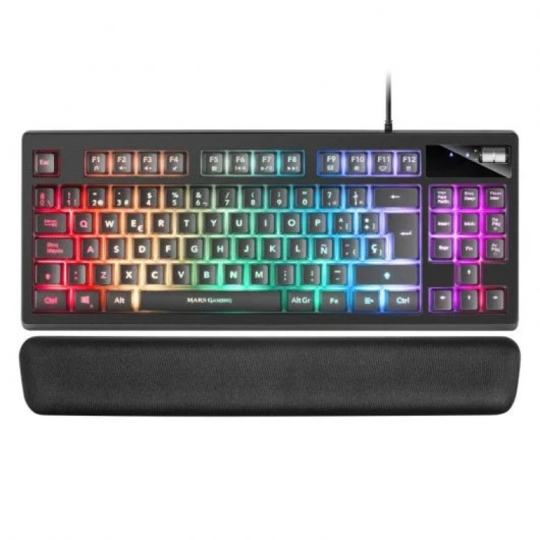 Mars Gaming MKAX Teclado Gaming RGB Negro