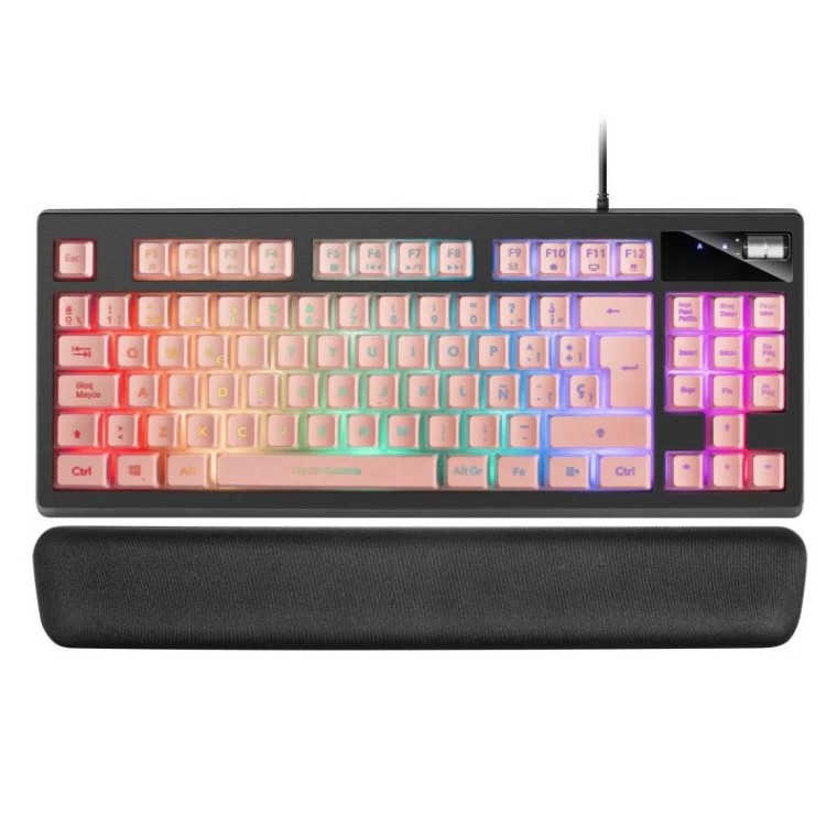 Mars Gaming MKAX Teclado Gaming RGB Rosa