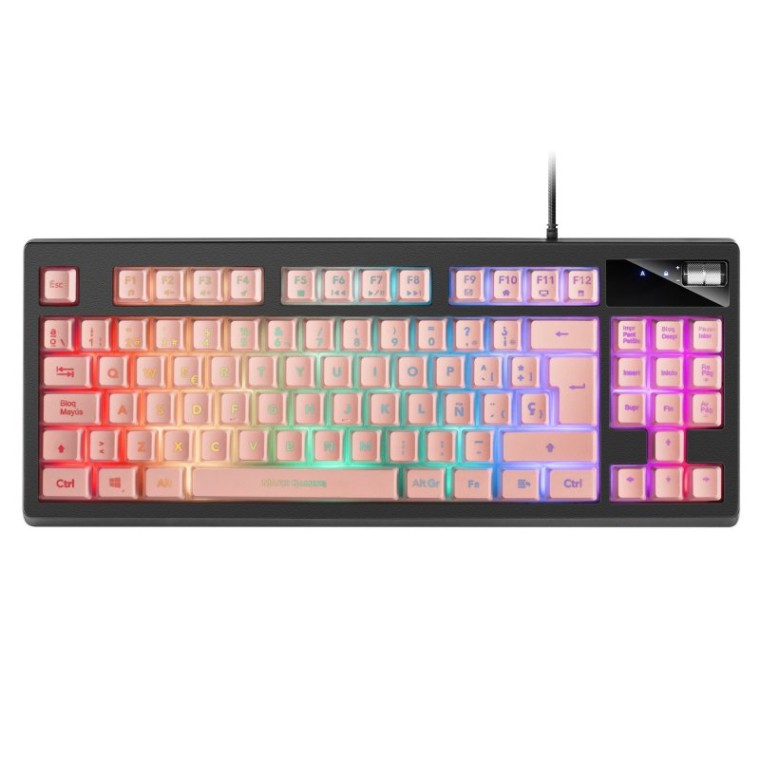 Mars Gaming MKAX Teclado Gaming RGB Rosa