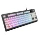 Mars Gaming MKAX Teclado Gaming RGB Blanco