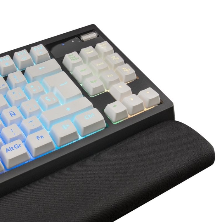 Mars Gaming MKAX Teclado Gaming RGB Blanco Portugués