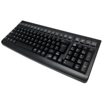Teclado Mustek MKB-800 Español 101 teclas Membrana USB Compacto Negro