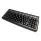 Teclado Mustek MKB-800M 101 Teclas Español USB Lector Banda Magnética Compacto Negro