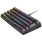 Mars Gaming MKMINI Teclado Mecánico Negro Switch Outemu Marrón
