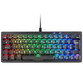 Mars Gaming MKMINIPRO Teclado Mecánico RGB 60% Switch Azul Negro