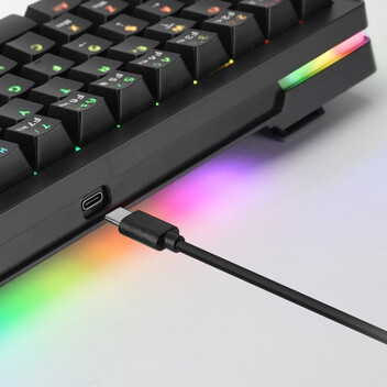 Mars Gaming MKMINIPRO Teclado Mecánico RGB 60% Switch Azul Negro