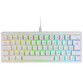 Mars Gaming MKMINIPRO Teclado Mecánico RGB 60% Switch Azul Blanco Mars Gaming MKMINIPRO Teclado Mecánico RGB 60% Switch Azul Blanco
