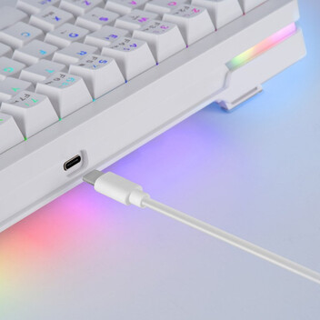 Mars Gaming MKMINIPRO Teclado Mecánico RGB 60% Switch Azul Blanco Mars Gaming MKMINIPRO Teclado Mecánico RGB 60% Switch Azul Blanco