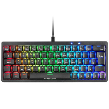 Mars Gaming MKMINIPRO Teclado Mecánico RGB 60% Switch Silencioso Negro Mars Gaming MKMINIPRO Teclado Mecánico RGB 60% Switch Silencioso Negro