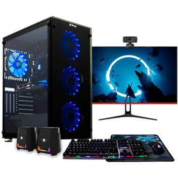 Nitropc Pack Silver Intel i5-11400F/16GB/1TB SSD/GTX1650 + Monitor 22" FullHD Nitropc Pack Silver Intel i5-11400F/16GB/1TB SSD/GTX1650 + Monitor 22" FullHD