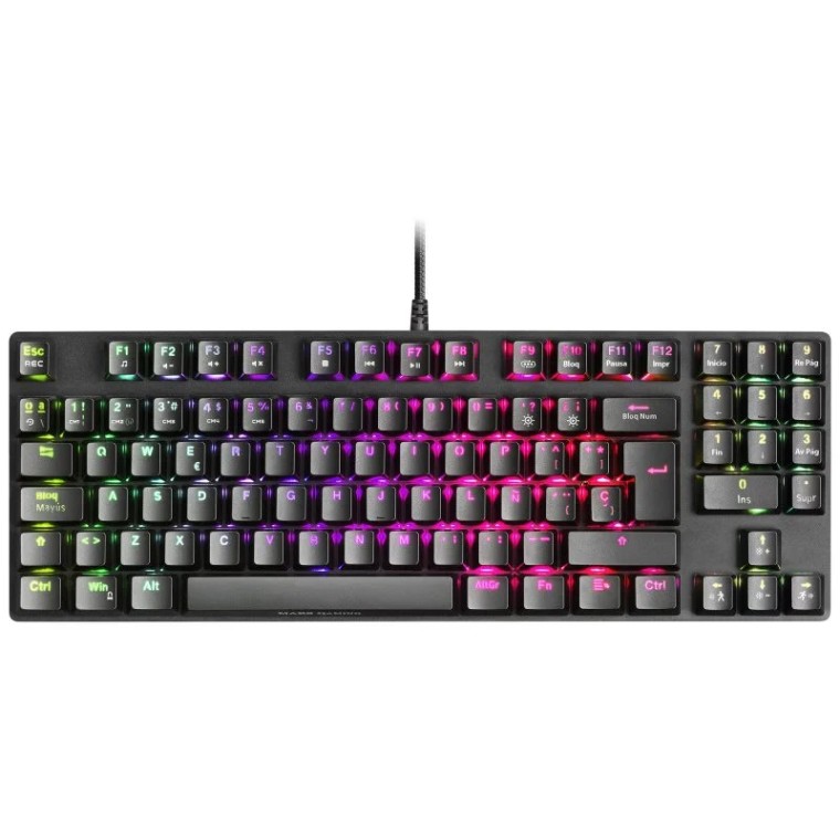 Mars Gaming MKREVOPRO Teclado Mecánico Gaming RGB Switch Azul