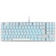 Mars Gaming MKREVOPRO Teclado Gaming Mecánico Blanco Switch Azul