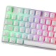 Mars Gaming MKREVOPRO Teclado Gaming Mecánico Blanco Switch Marrón