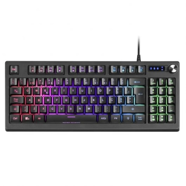 Mars Gaming MKREVO Teclado Gaming RGB Portugués