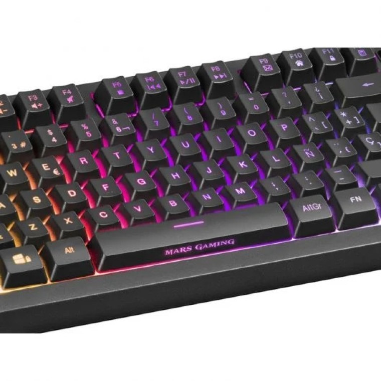 Mars Gaming MKREVO Teclado Gaming RGB Portugués