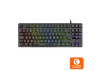 Mars Gaming MKTKLPT Teclado Híbrido Gaming RGB Switch Rojo Portugués Mars Gaming MKTKLPT Teclado Híbrido Gaming RGB Switch Rojo Portugués
