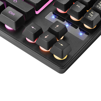 Mars Gaming MKTKLPT Teclado Híbrido Gaming RGB Switch Rojo Portugués Mars Gaming MKTKLPT Teclado Híbrido Gaming RGB Switch Rojo Portugués