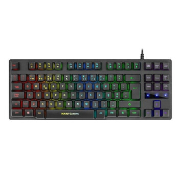 Mars Gaming MKTKLPT Teclado Híbrido Gaming RGB Switch Rojo Portugués Mars Gaming MKTKLPT Teclado Híbrido Gaming RGB Switch Rojo Portugués